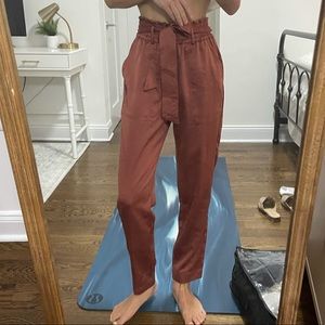 Abercrombie Satin Tie Pants